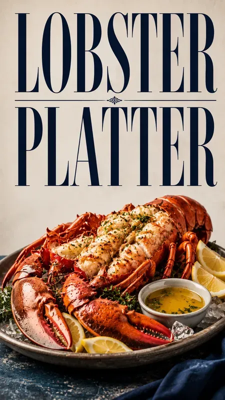 Luxury Food Presentation Posters