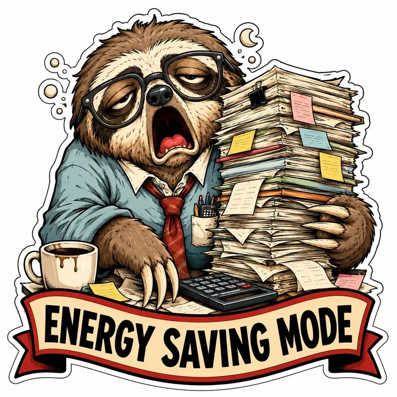 Sarcastic Corporate Animal Stickers