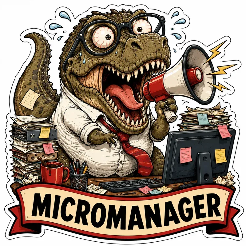 Sarcastic Corporate Animal Stickers