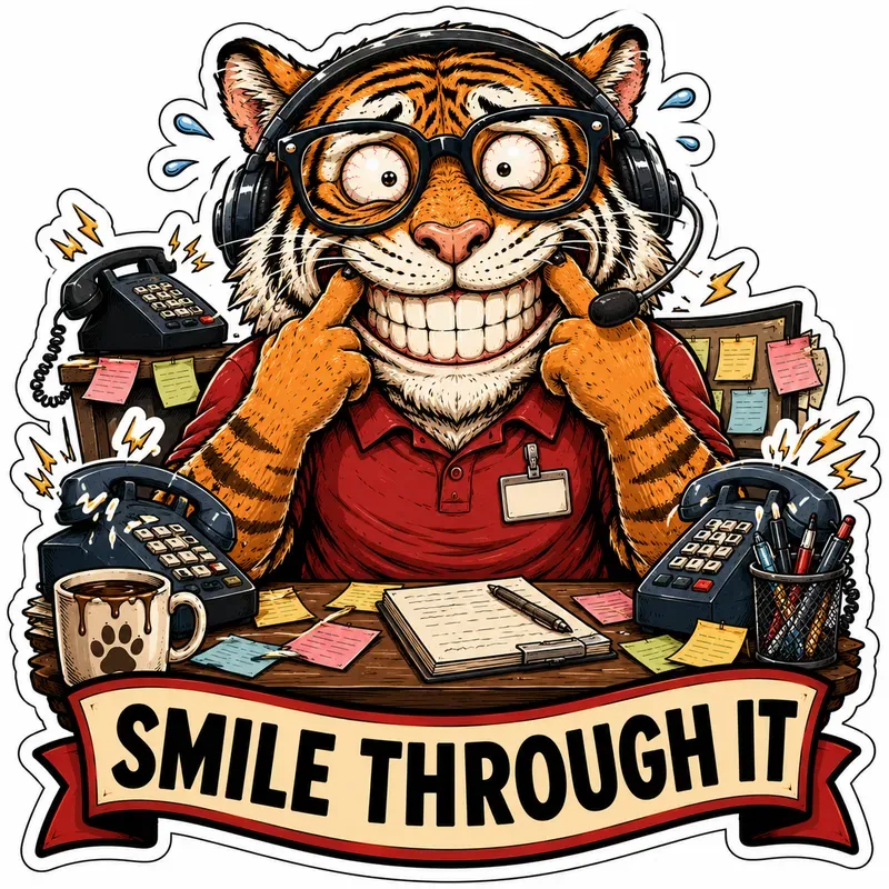 Sarcastic Corporate Animal Stickers