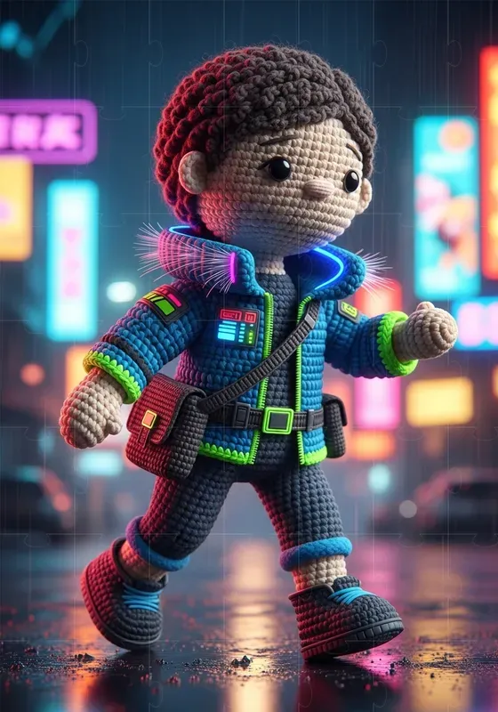 Crochet Amigurumi Character Scenes