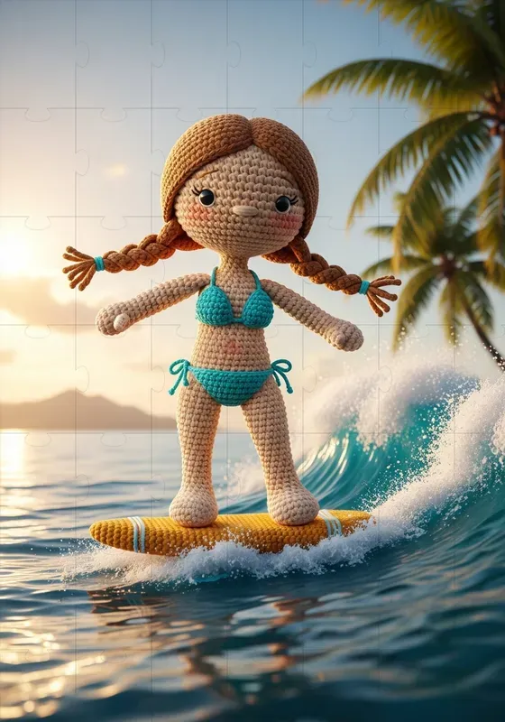 Crochet Amigurumi Character Scenes