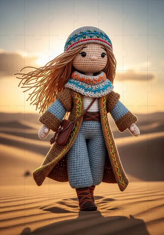 Crochet Amigurumi Character Scenes