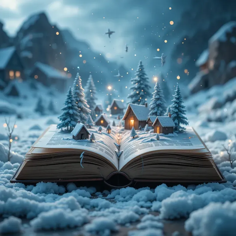 Worlds Rising From Open Pages