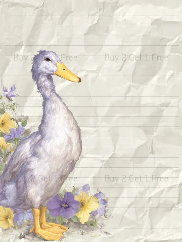 Lavender Cottagecore Plain Papers