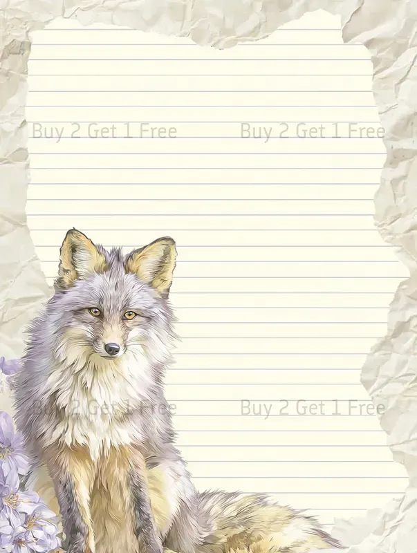 Lavender Cottagecore Plain Papers