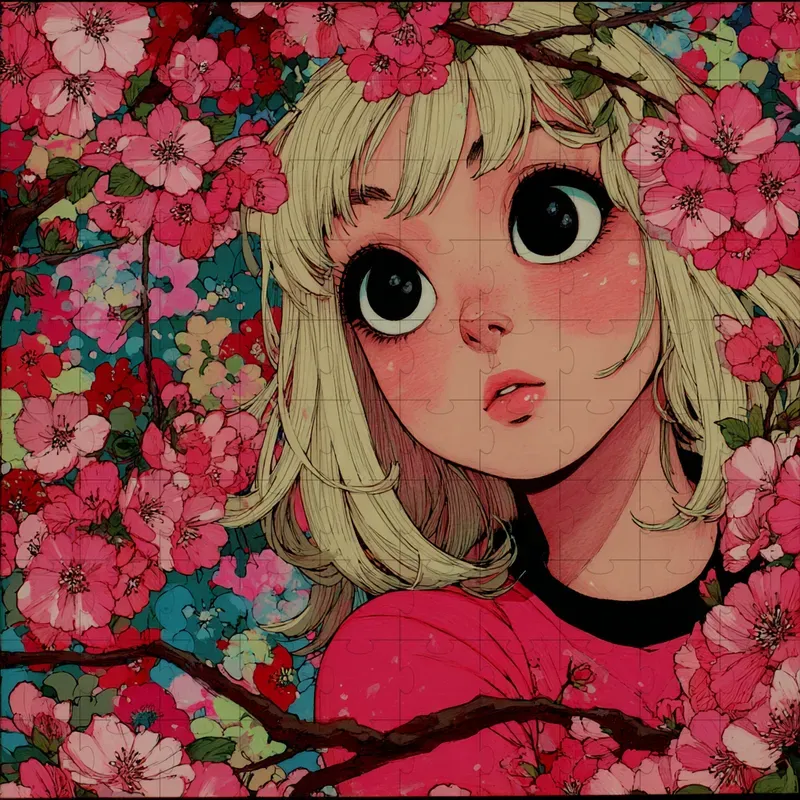 Retro Shoujo Manga Ink Cels