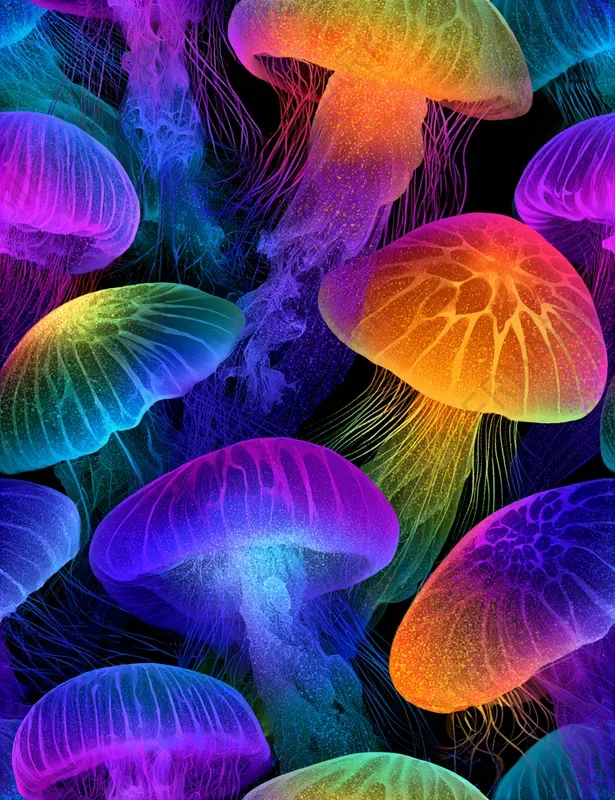 Neon Art Seamless Patterns