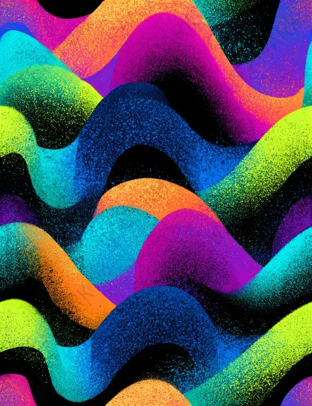 Neon Art Seamless Patterns