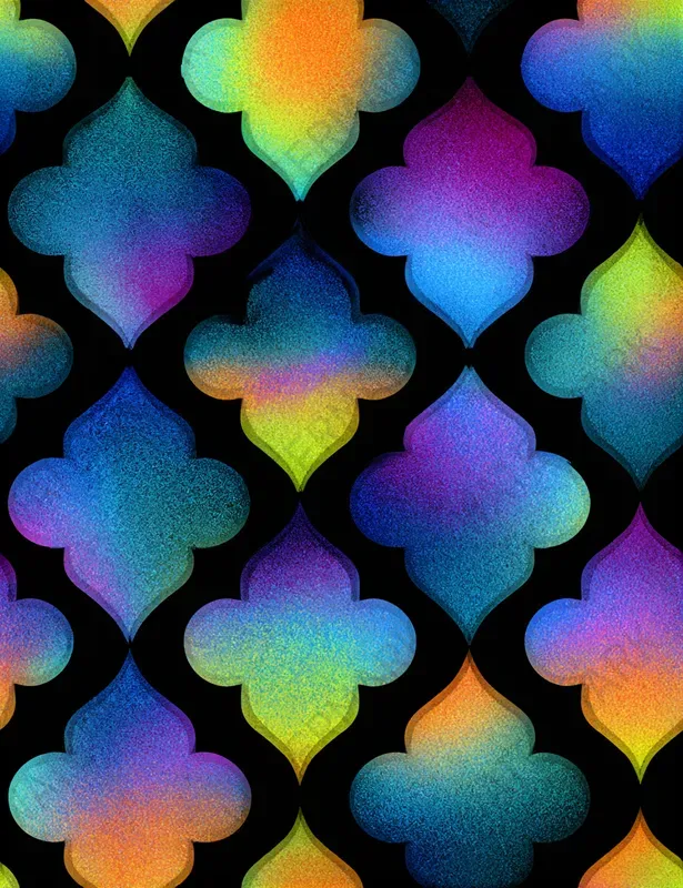 Neon Art Seamless Patterns