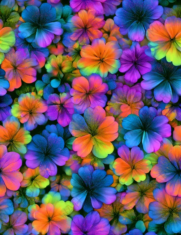 Neon Art Seamless Patterns