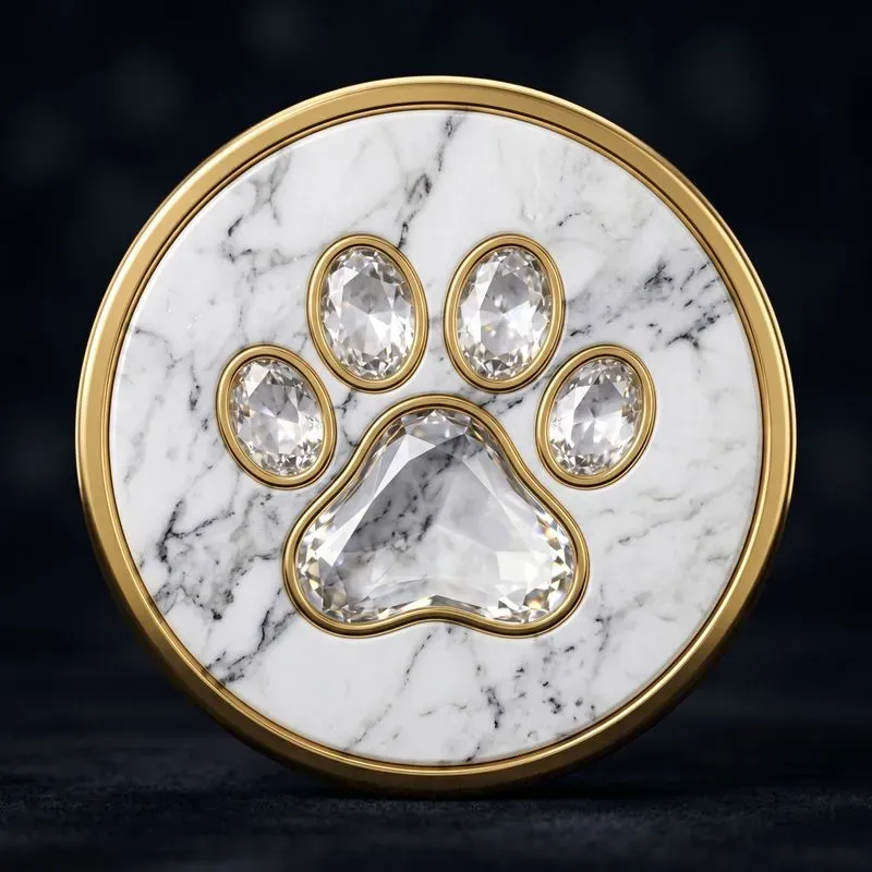 3D Luxury Marble Crystal Icons