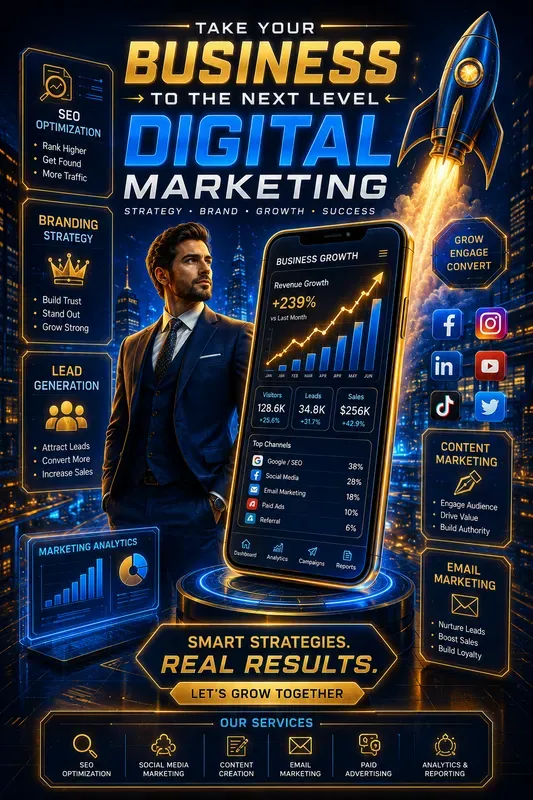 Neon Digital Growth Posters