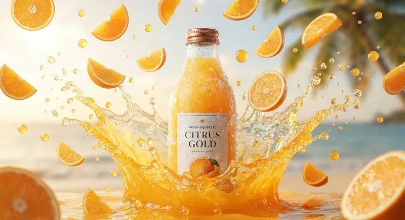 Commercial Photography Of Fruit Splashes