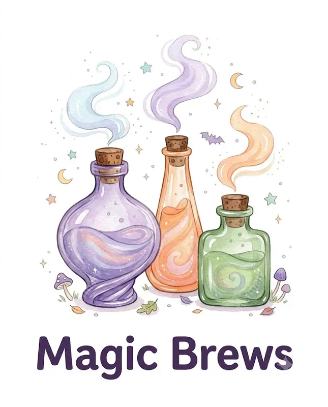 Pastel Halloween Watercolor Cliparts