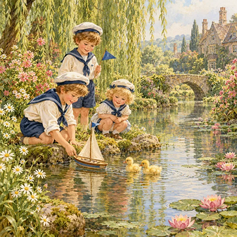 Vintage Garden Storybook Adventures