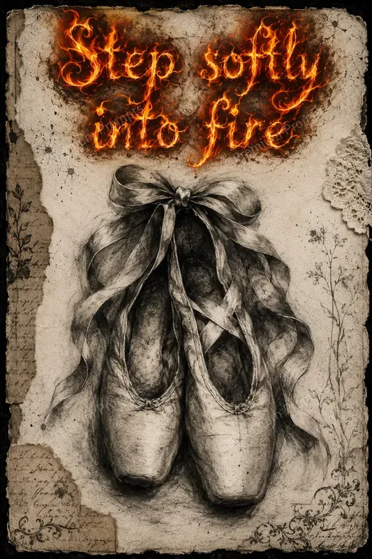 Realistic Fire Calligraphy Junk Journals