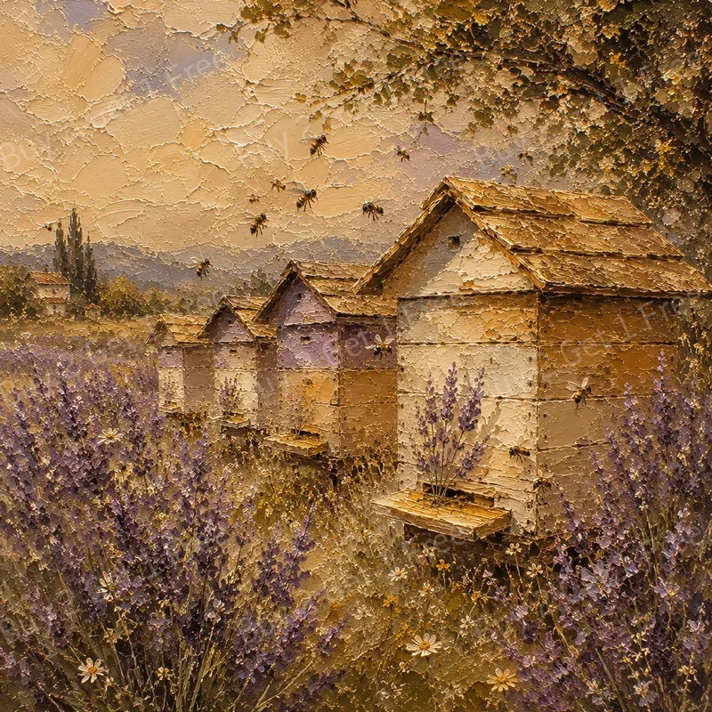 Rustic Textured Canvas Art