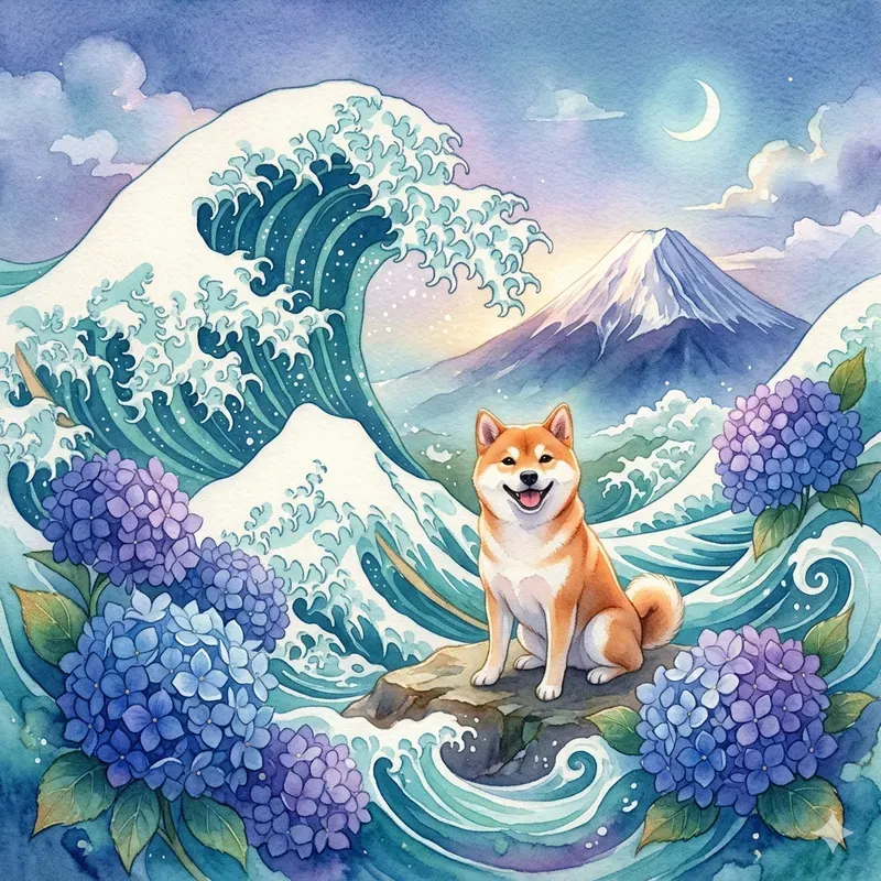Fine Art Animals 4 Seasons Watercolors