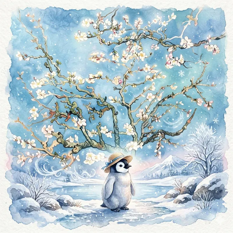 Fine Art Animals 4 Seasons Watercolors