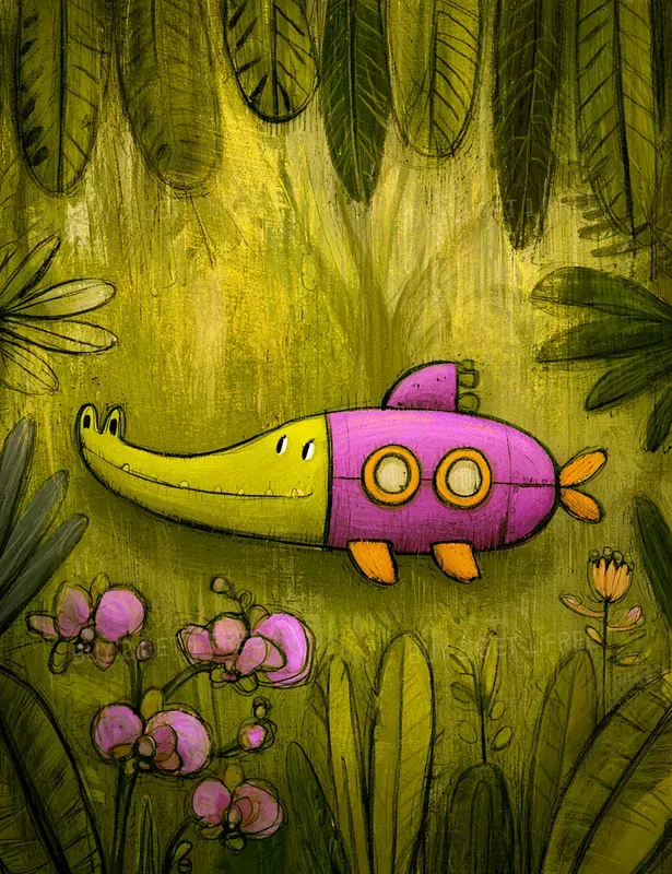 Tropical Stories Illustrations
