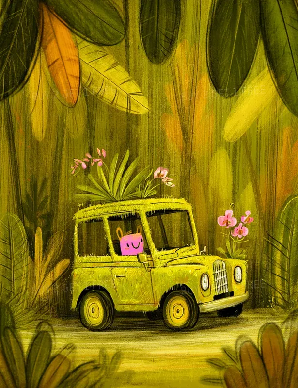 Tropical Stories Illustrations