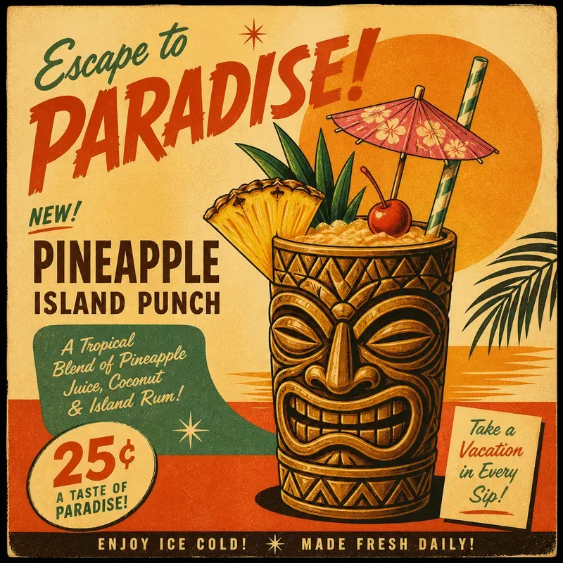 Retro Cocktail Posters