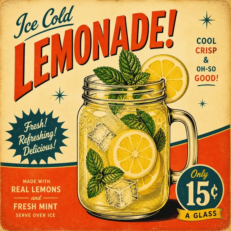 Retro Cocktail Posters