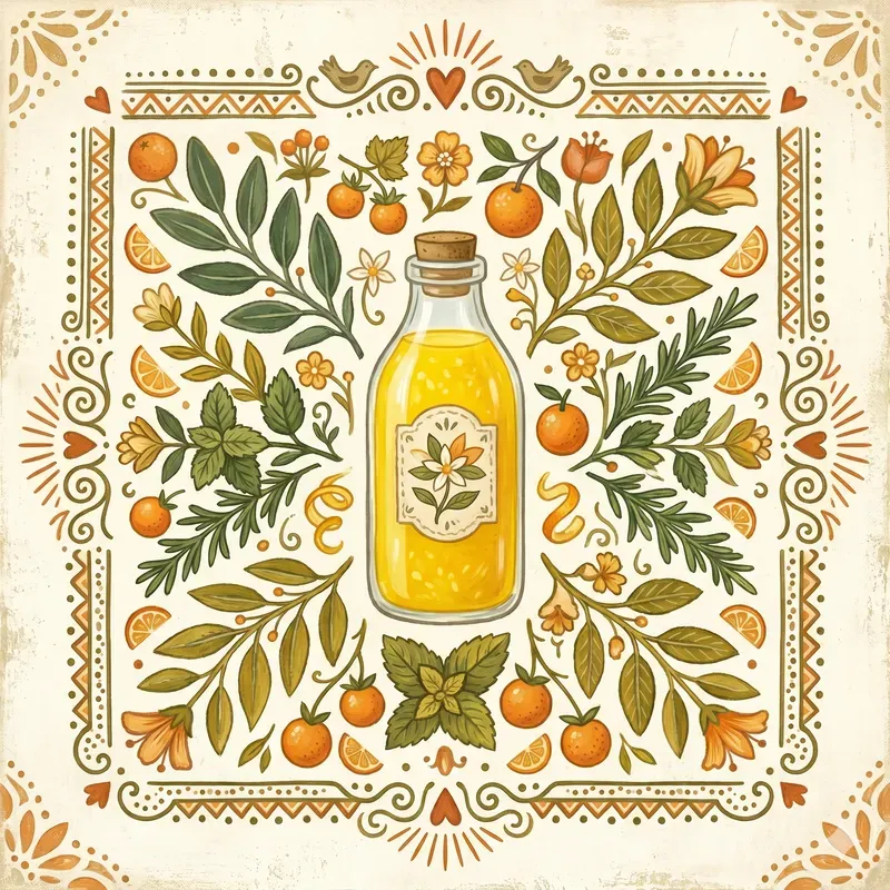 Naive Folk Art Product Labels