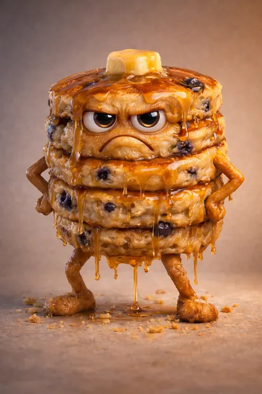 Grotesque Cute Food Characters