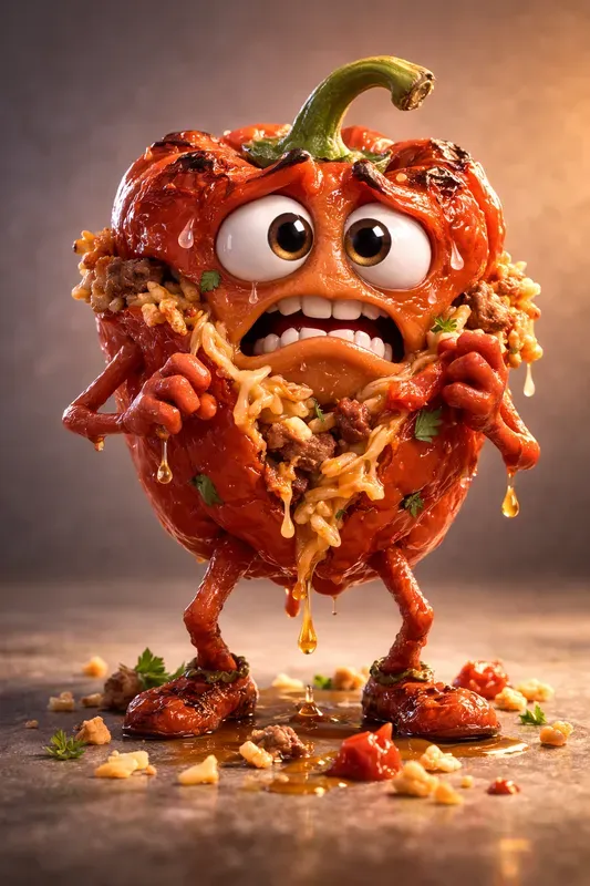 Grotesque Cute Food Characters