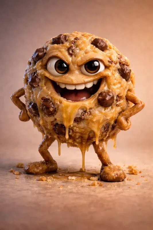 Grotesque Cute Food Characters