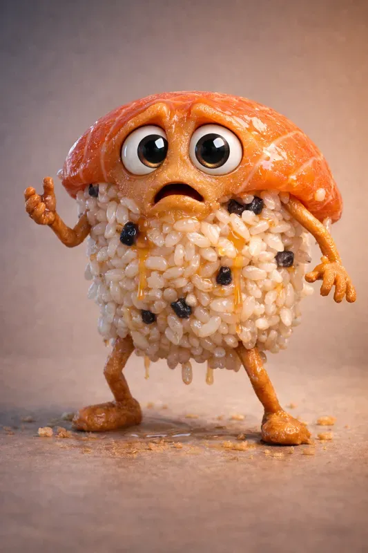 Grotesque Cute Food Characters