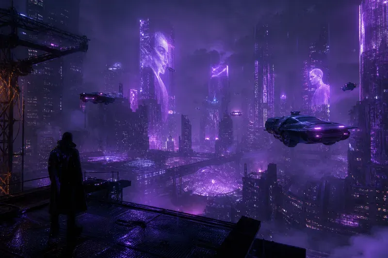 Scifi Futuristic Cityscape Generator