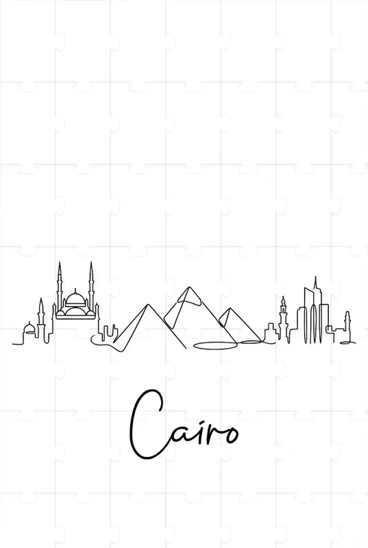 Minimalistic Line City Skylines
