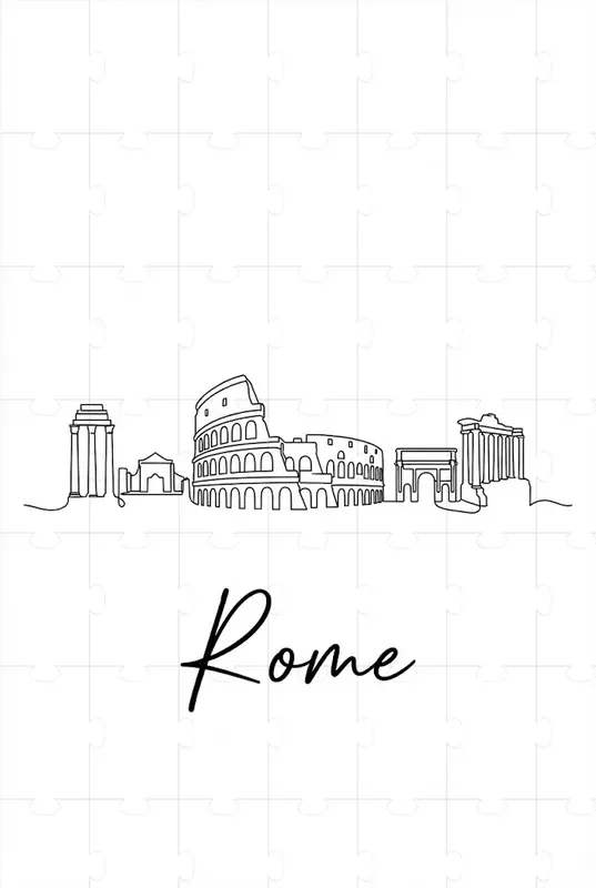 Minimalistic Line City Skylines