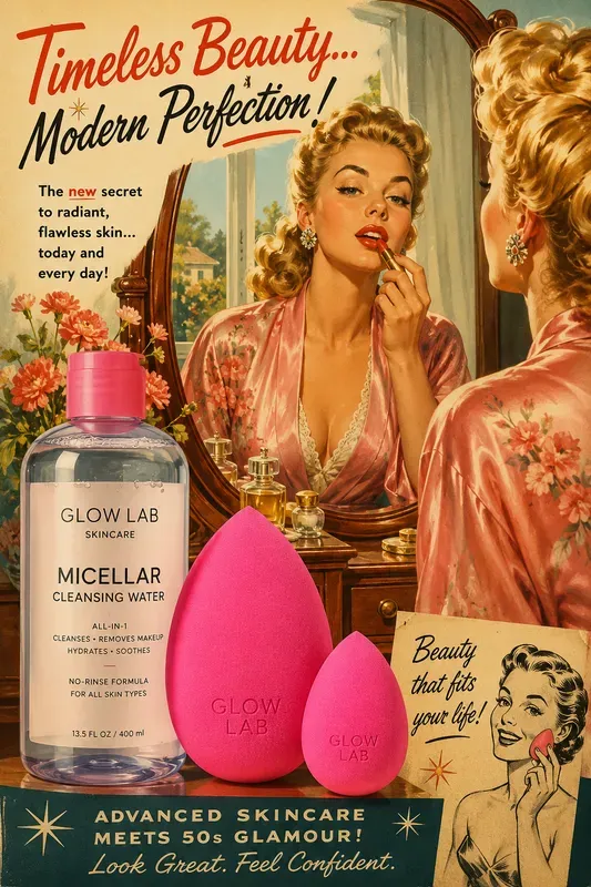 Vintage 1950s Collage Advertisements