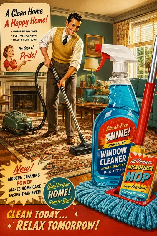 Vintage 1950s Collage Advertisements