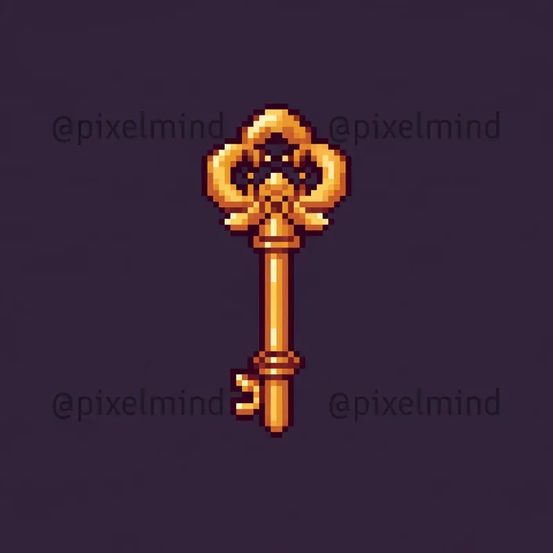 16bit Pixel Art Game Icons