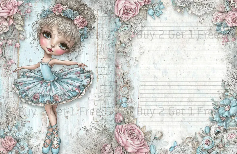 Alice In Ballerina World Double Pages