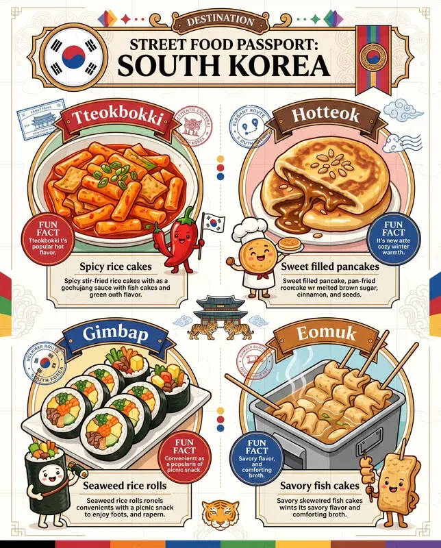 Street Food Passport Infographics