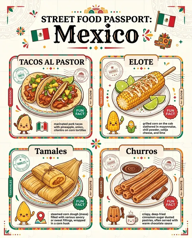 Street Food Passport Infographics