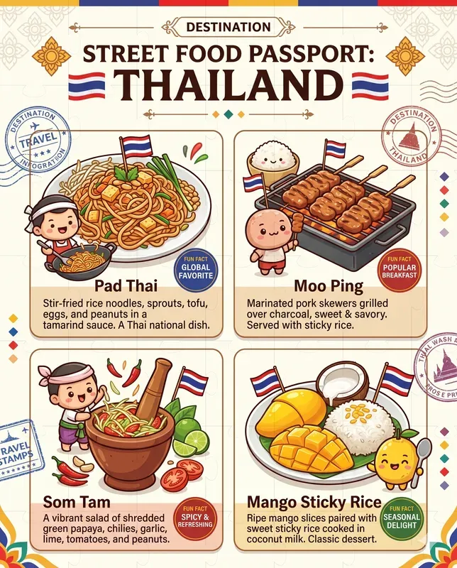 Street Food Passport Infographics