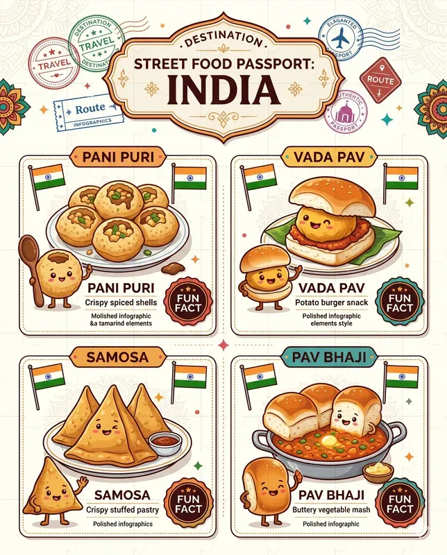 Street Food Passport Infographics