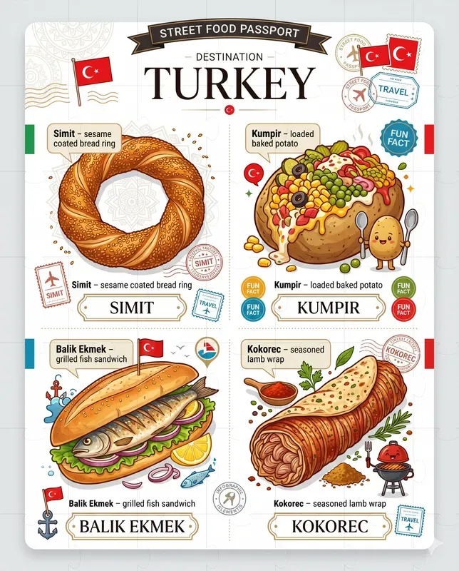 Street Food Passport Infographics