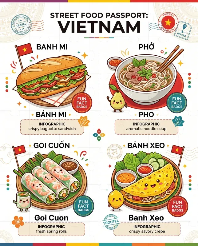 Street Food Passport Infographics