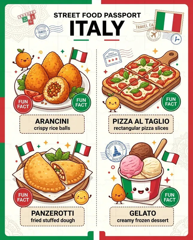Street Food Passport Infographics
