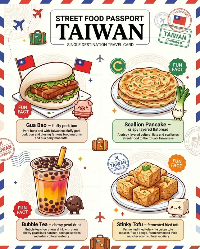 Street Food Passport Infographics