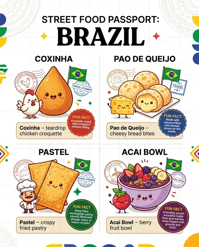 Street Food Passport Infographics