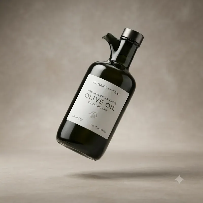 Ultrarealistic Floating Bottles